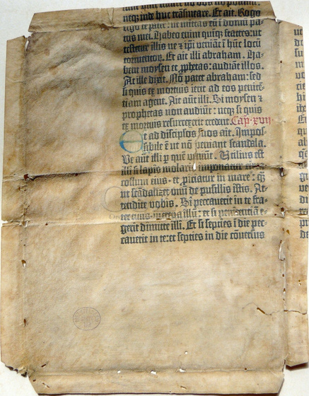 Országos Széchényi Könyvtár: Szentkúty Pál Gutenberg-töredéke