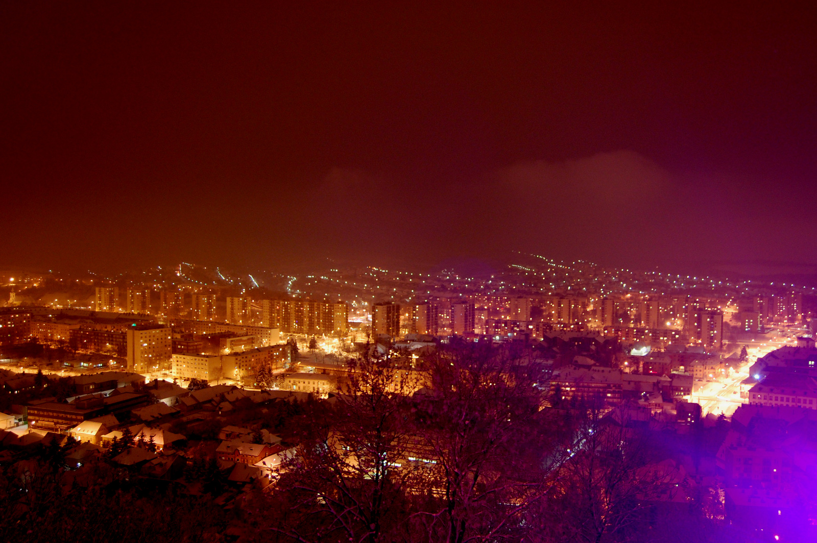 Miskolc esti fényben