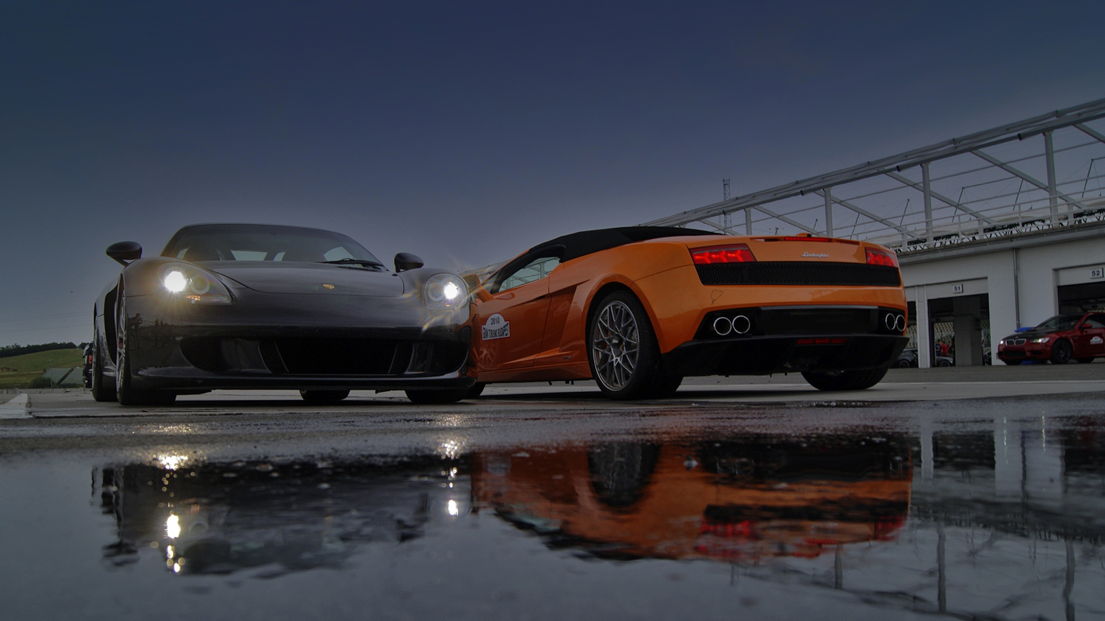 Porsche Carrera GT & Lamborghini Gallardo LP560-4 Spyder