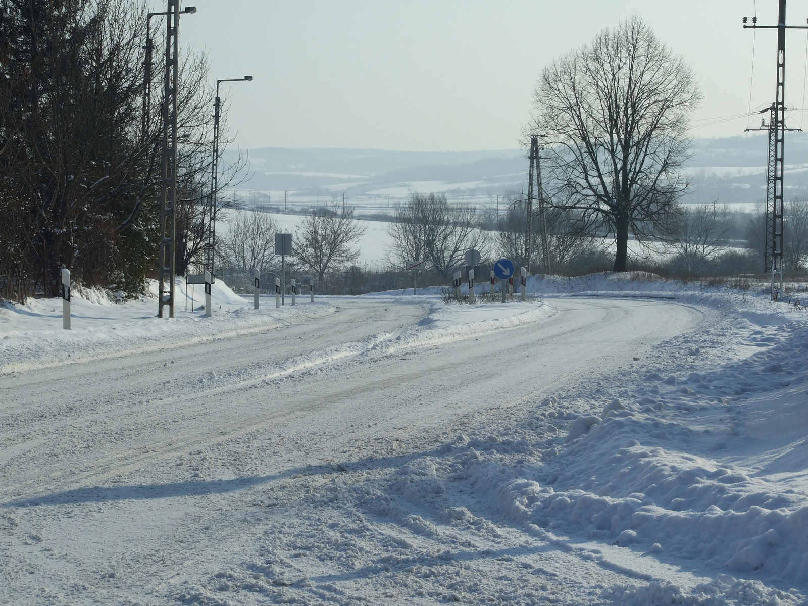 Baté - a 61-es út Dombóvár felé, 2009.12.20.