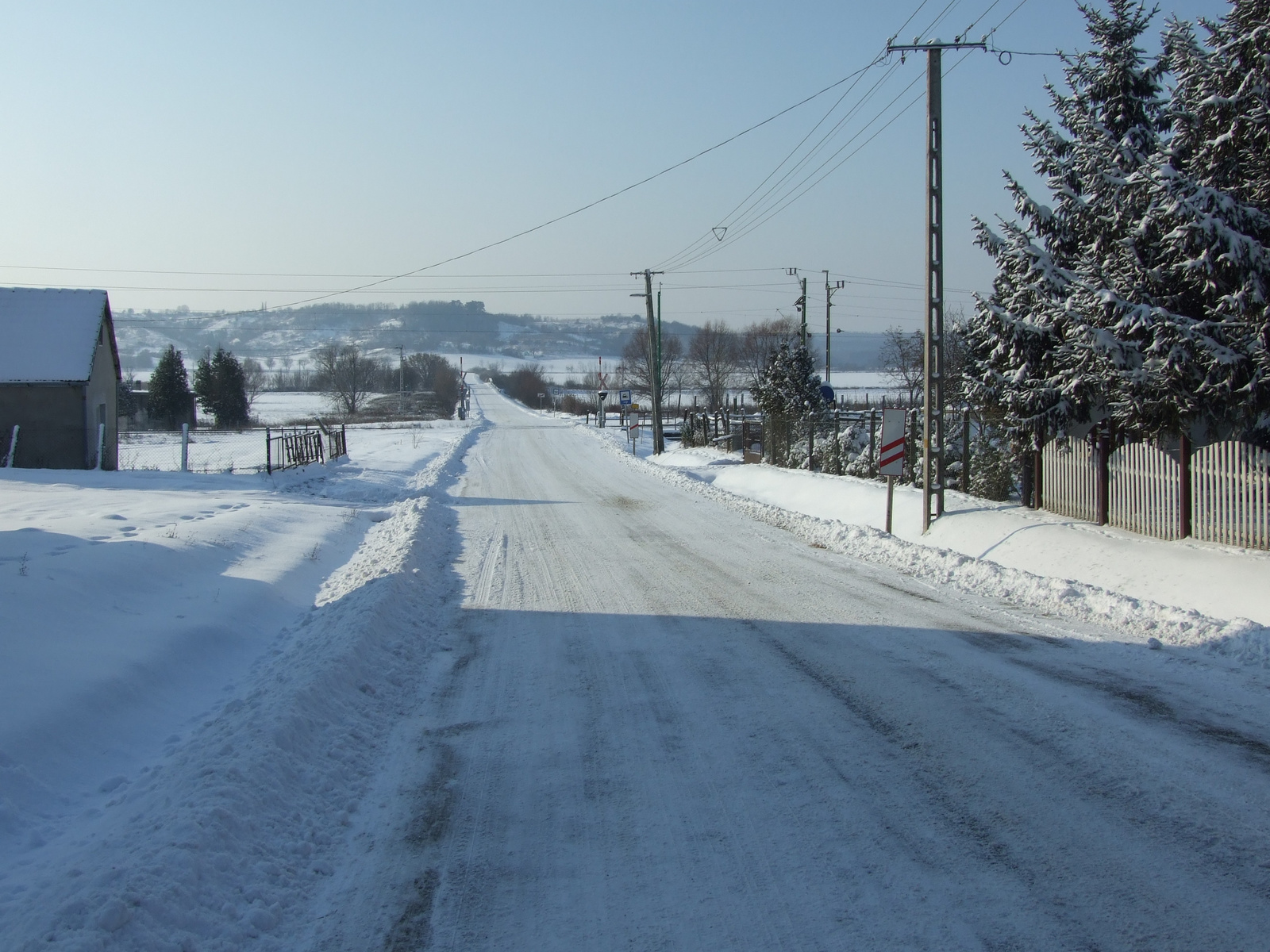 Baté, Kossuth Lajos utca - Kaposkeresztúr felé, 2009.12.20.