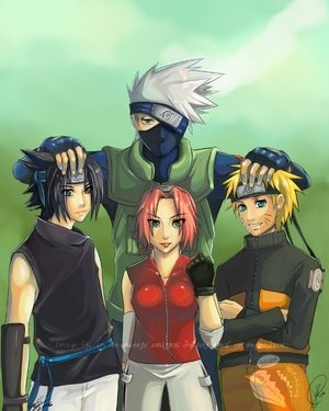 Naruto   Team 7 collab by ryo0oki