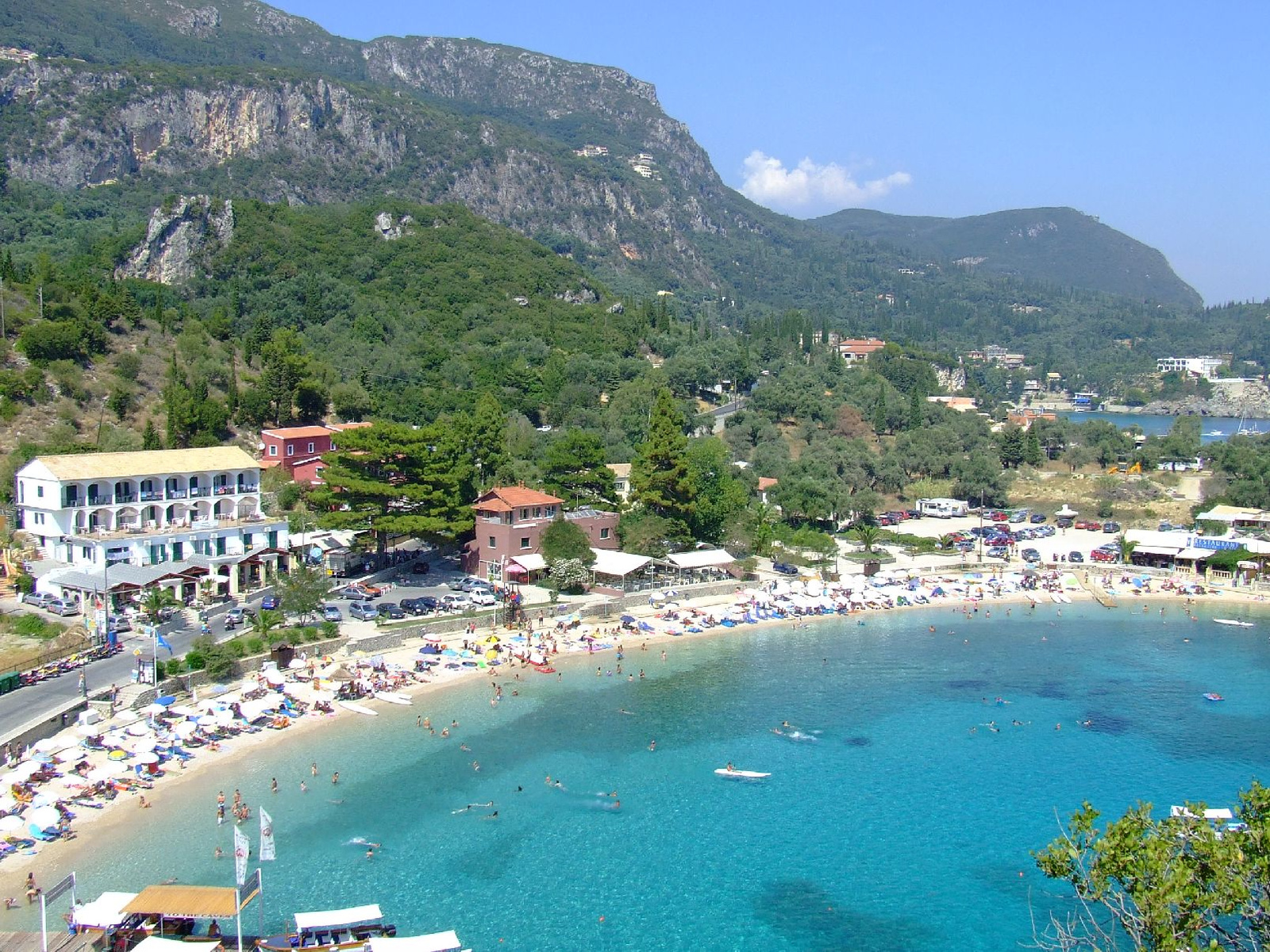 Paleokastritsa, Main beach #4