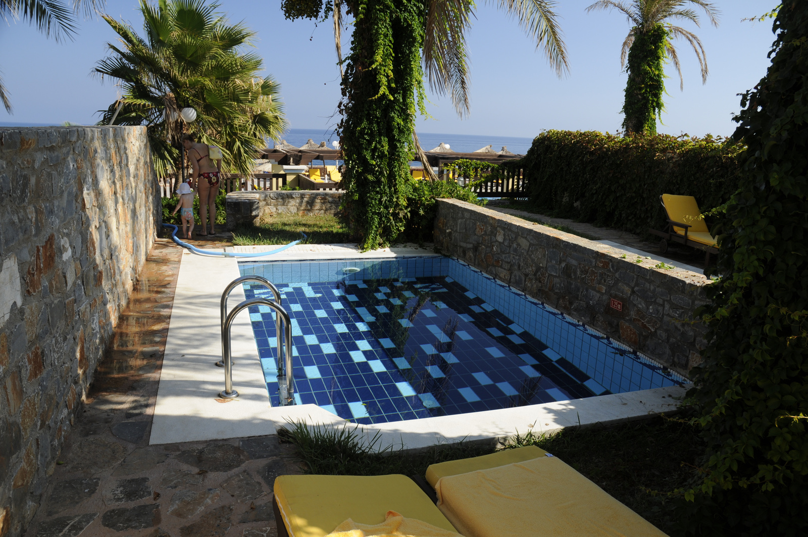 Minos Imperial suite, with private pool