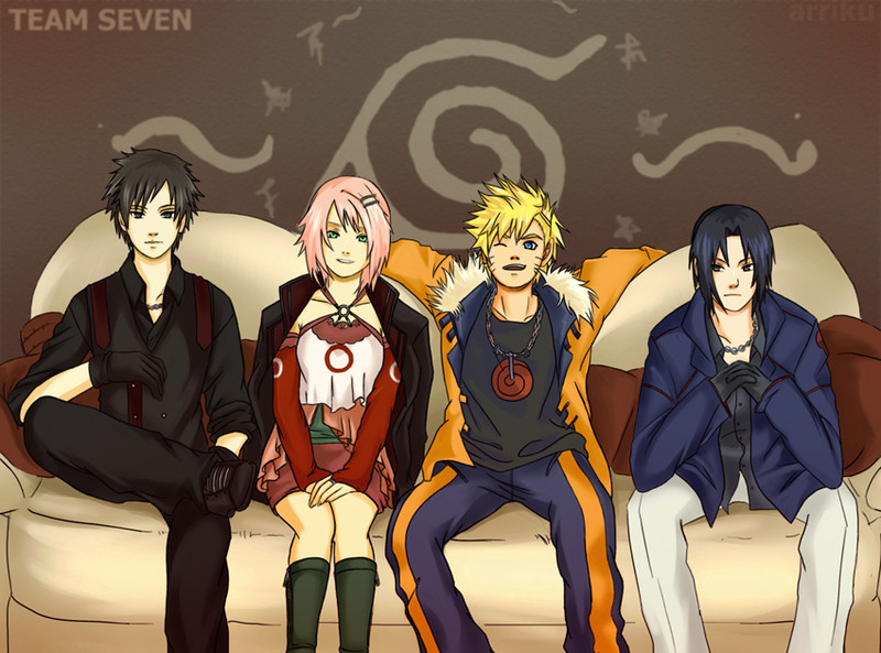 Konoha s Golden Team by arriku