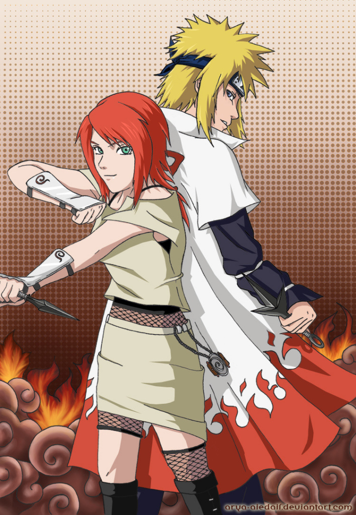 Minato and Kushina by Arya Aiedail