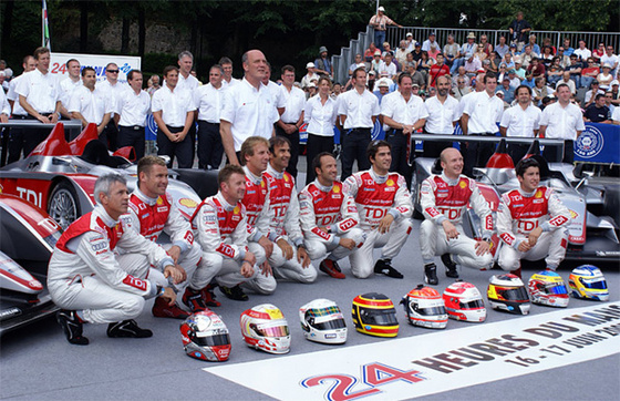 Audi versenyzők, 2007