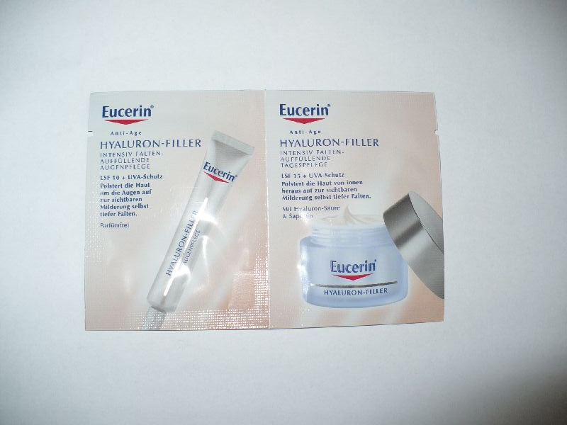 Arckrém+szemkörnyékápoló minta Eucerin Hyaluronfill lsf P1050116