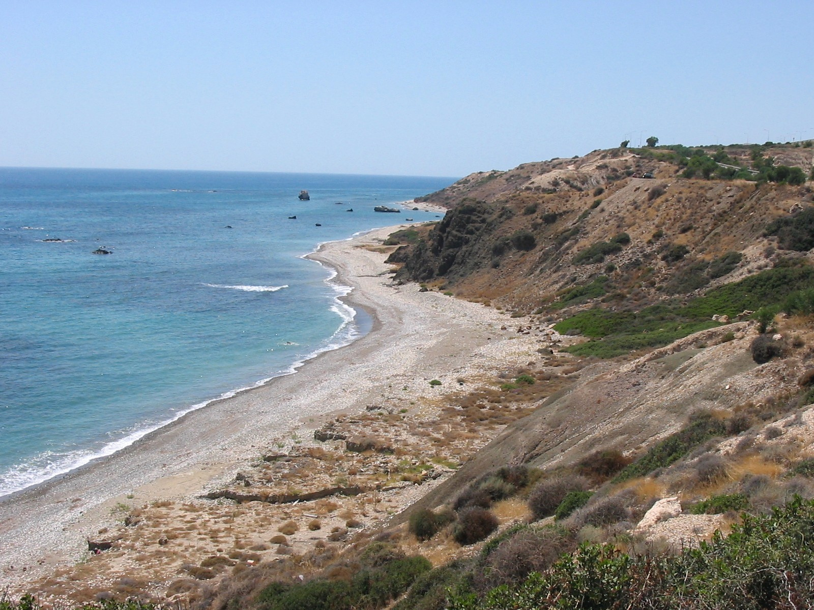 Petra tou Romiou (Afrodite's birthplace)