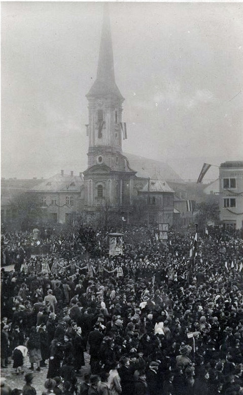 Érsekujvár bevonulás 1938