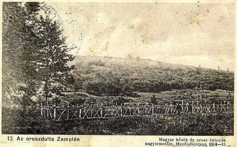 Mezőlaborc magyar és orosz katonák temetője 1914-1915