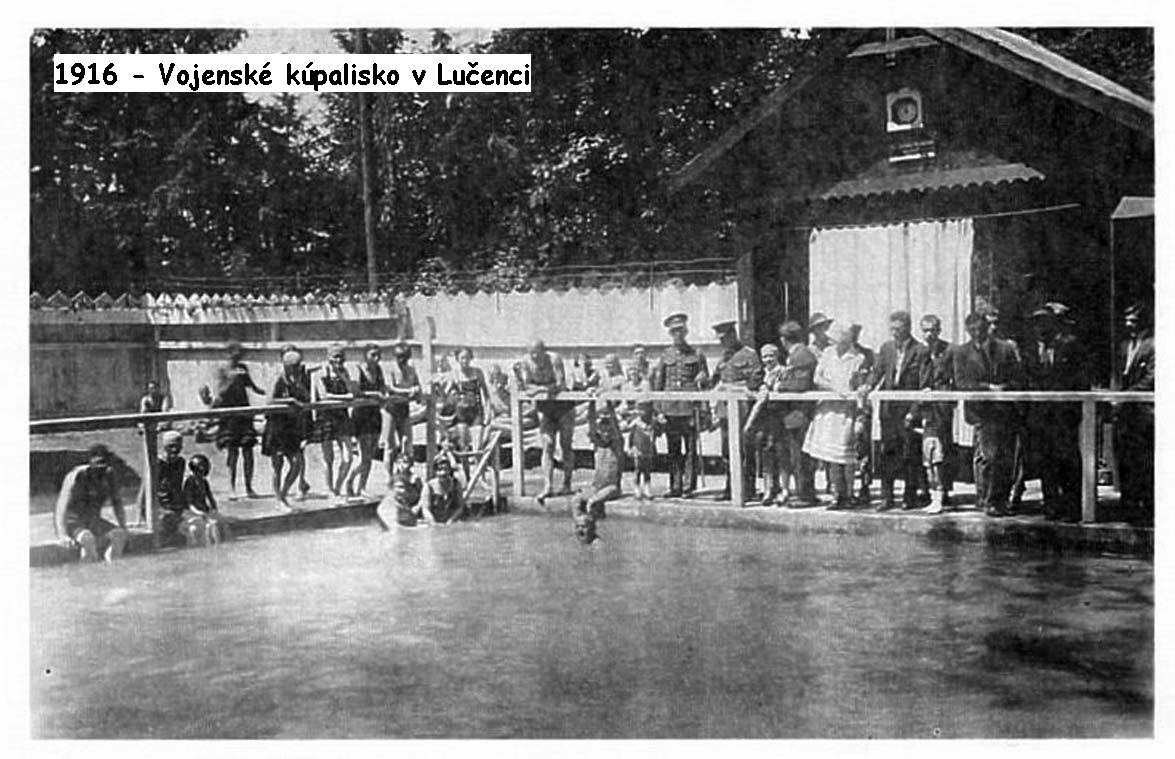 1916 - Vojenské kúpalisko v Lučenci