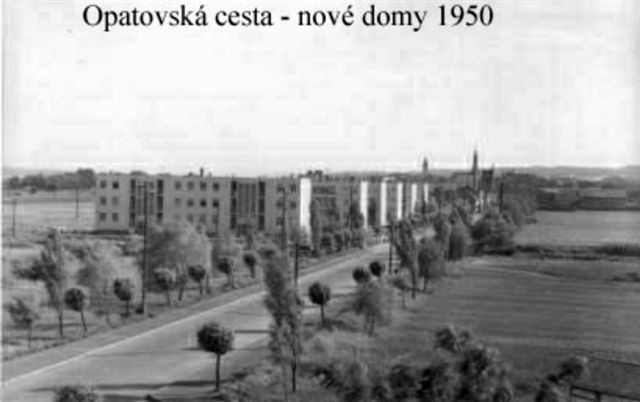 Opatovská cesta - nové domy 1950