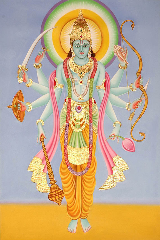 composite image of bhagwan vishnu shri rama and os30