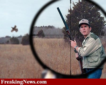 cheney hunting bush