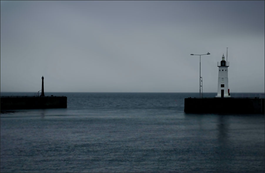 Anstruther Haven In Rain