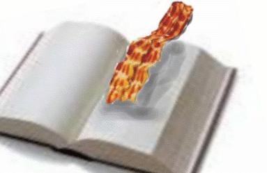 bacon bookmark