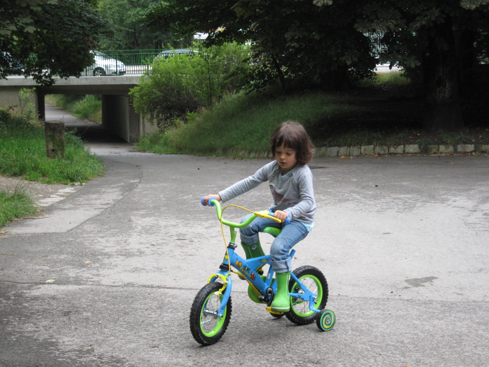 first try on a real bike