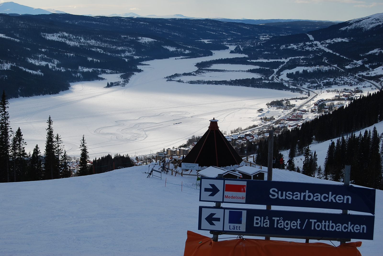 Åre, keletről nyugatra