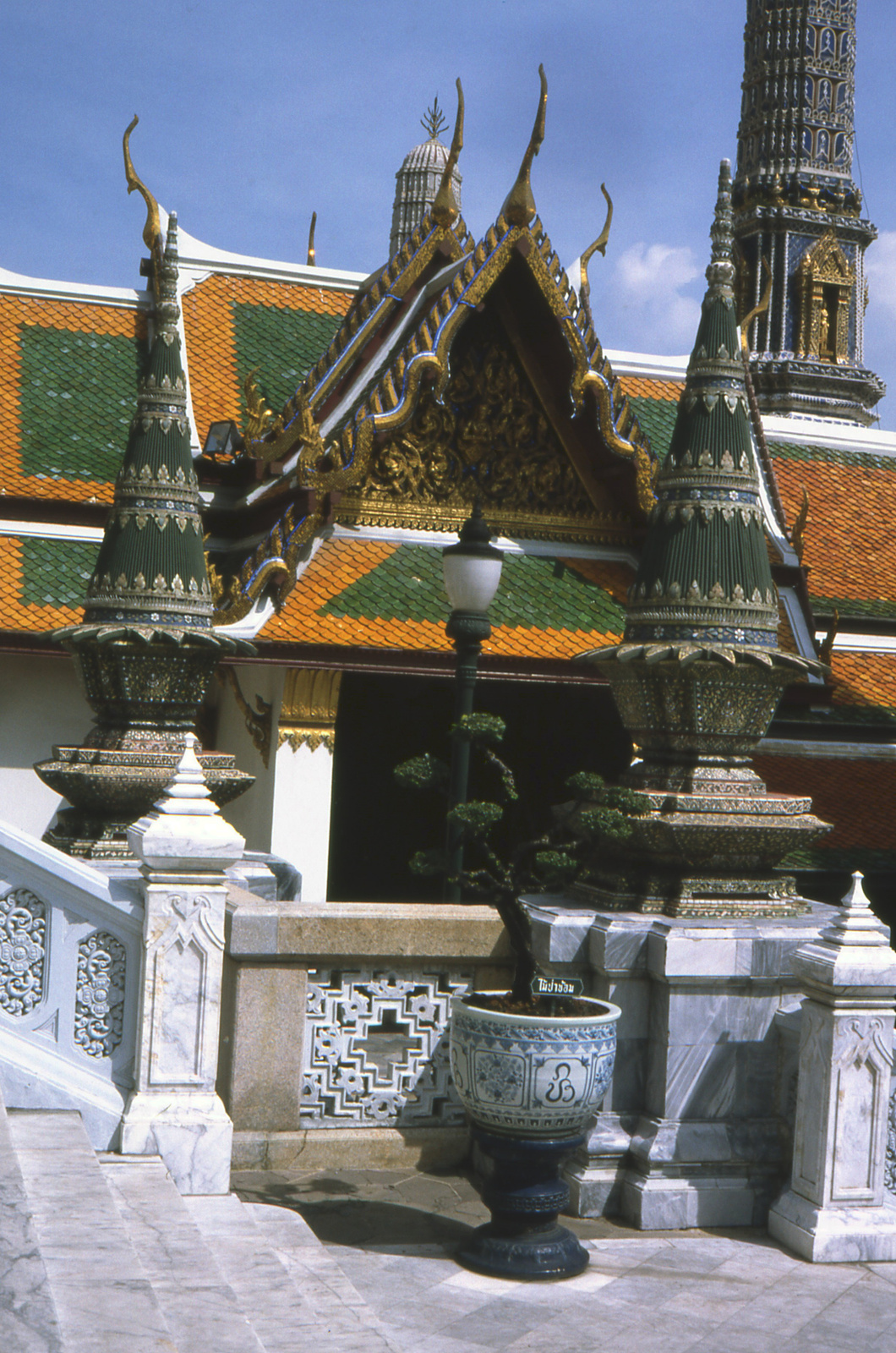 Bangkok Királyi templ.udvar