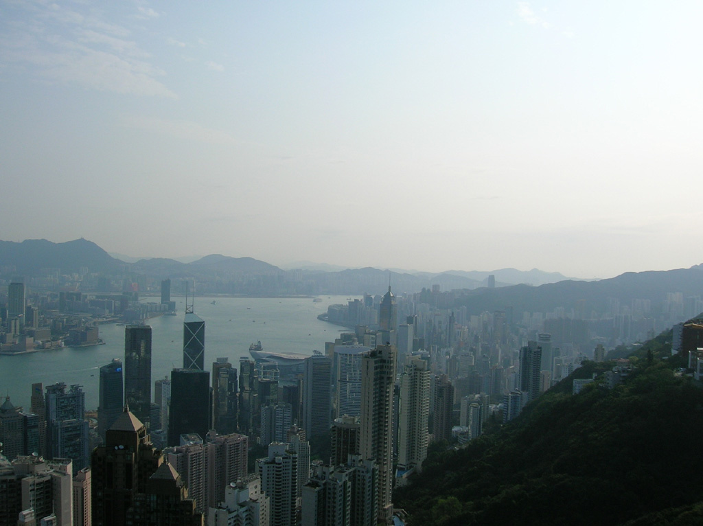 Hong Kong Victoria Peakről 01