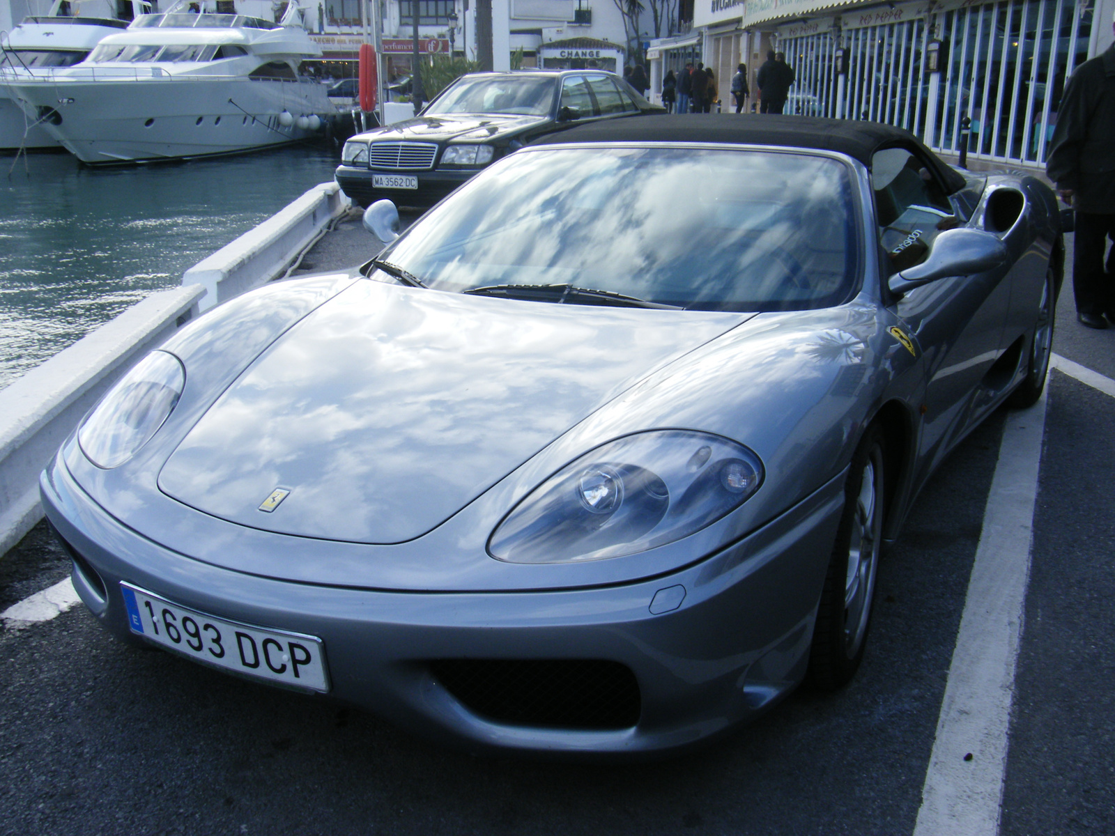 Ferrari F360 ezüst cabrio