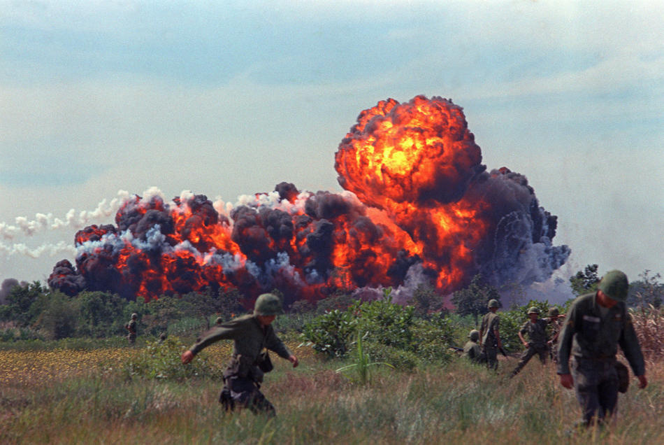 South Vietnam, 1966 during the Vietnam War Napalm