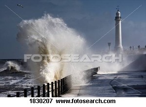 waves-crashing-lighthouse ~1830207