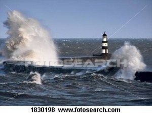 waves-crashing-lighthouse ~1830198