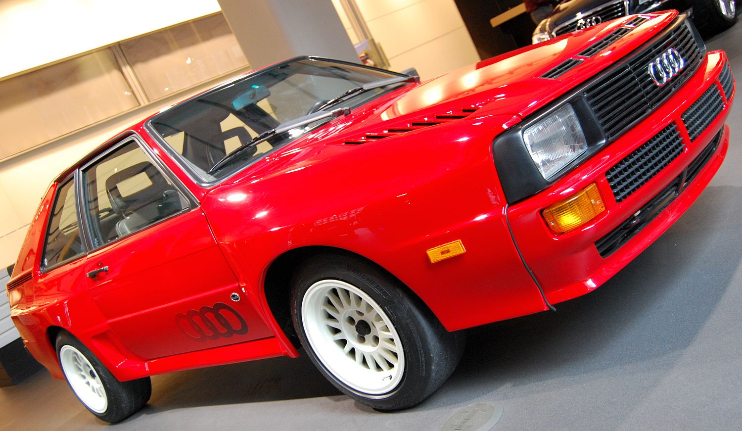 audi sport quattro angle front tilt