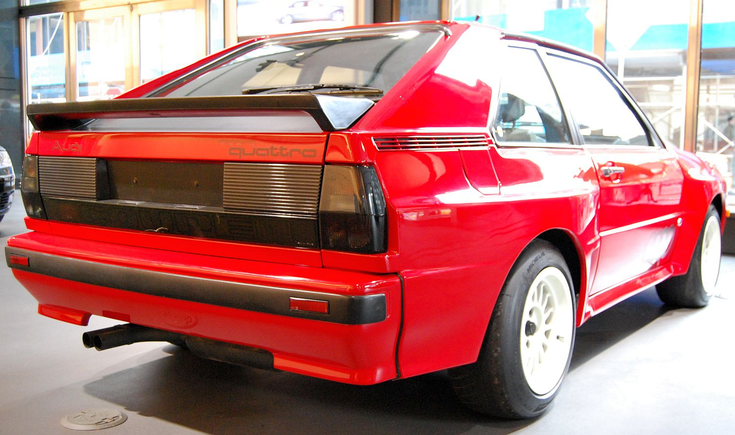 audi sport quattro angle rear