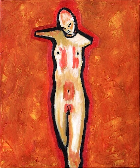 42 kilégzés-belégzés 18, olaj, vászon, 60x50cm, 2005