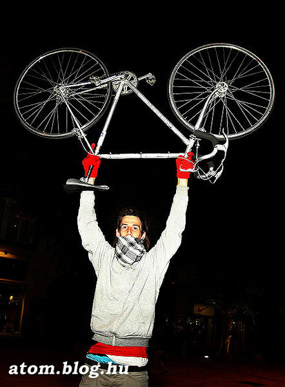 Fixi-emelés - Critical Mass 20080922 - Szombathely