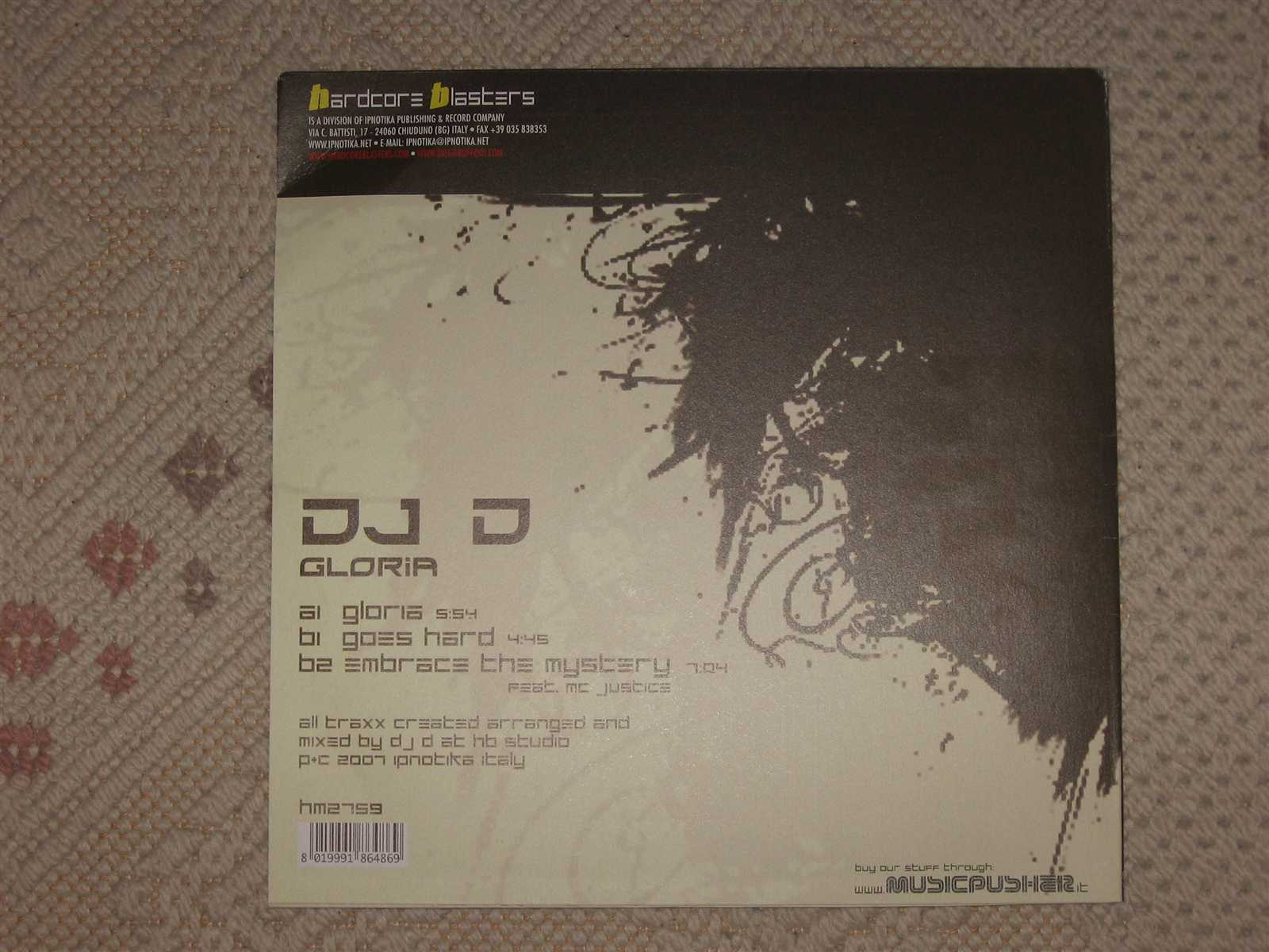 (HM2759) Dj D - Gloria (back)