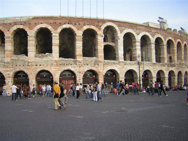 Verona colosseum.