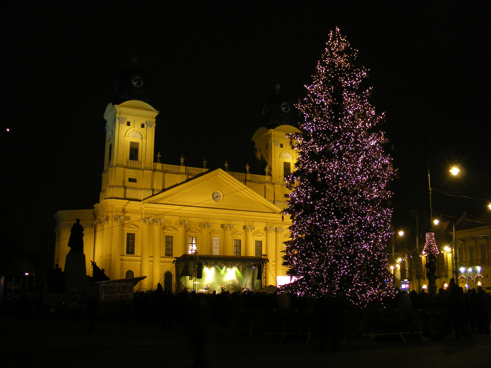 Debrecen Belváros - Ünnepi fények