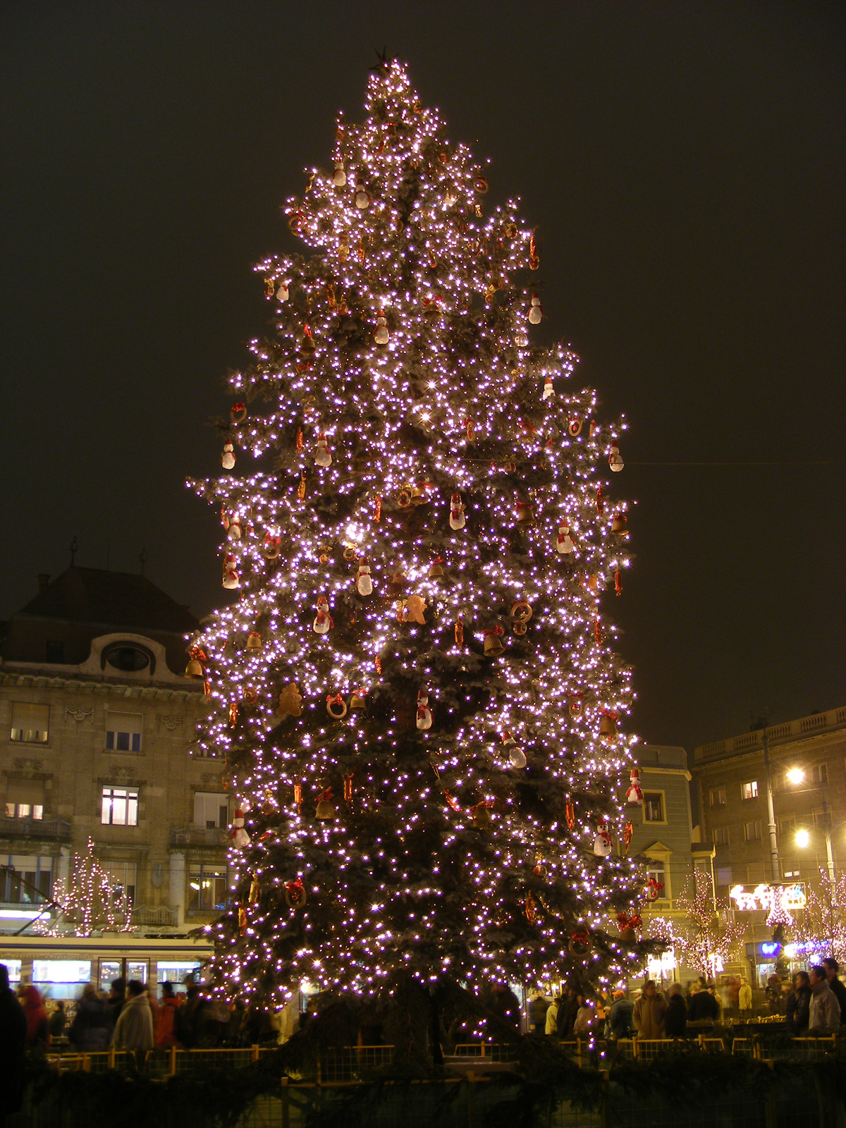 Debrecen Belváros - Ünnepi fények