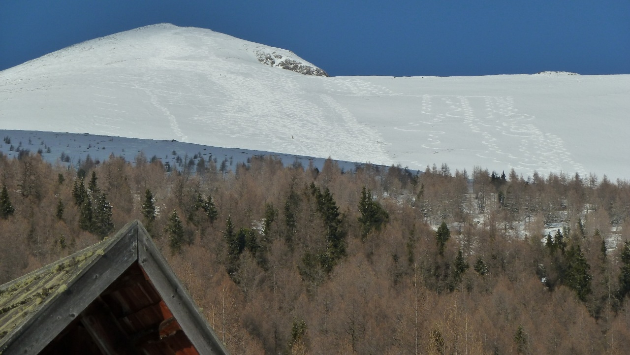 Preberhalterhütte alatt, háttérben a Preber-csúcs. Foto: Hőke Ma