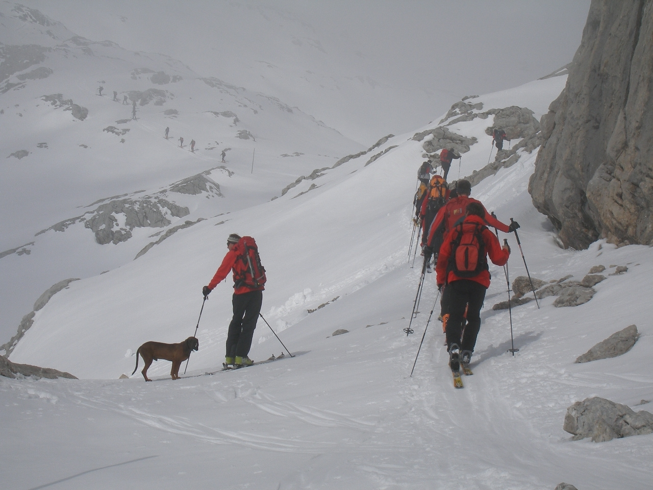 Útban a Schladminger Gletscher-hez.