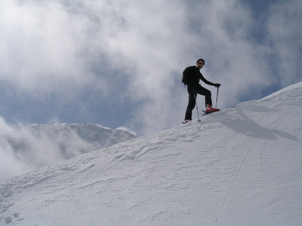 Útban a Schladminger Gletscher-hez.