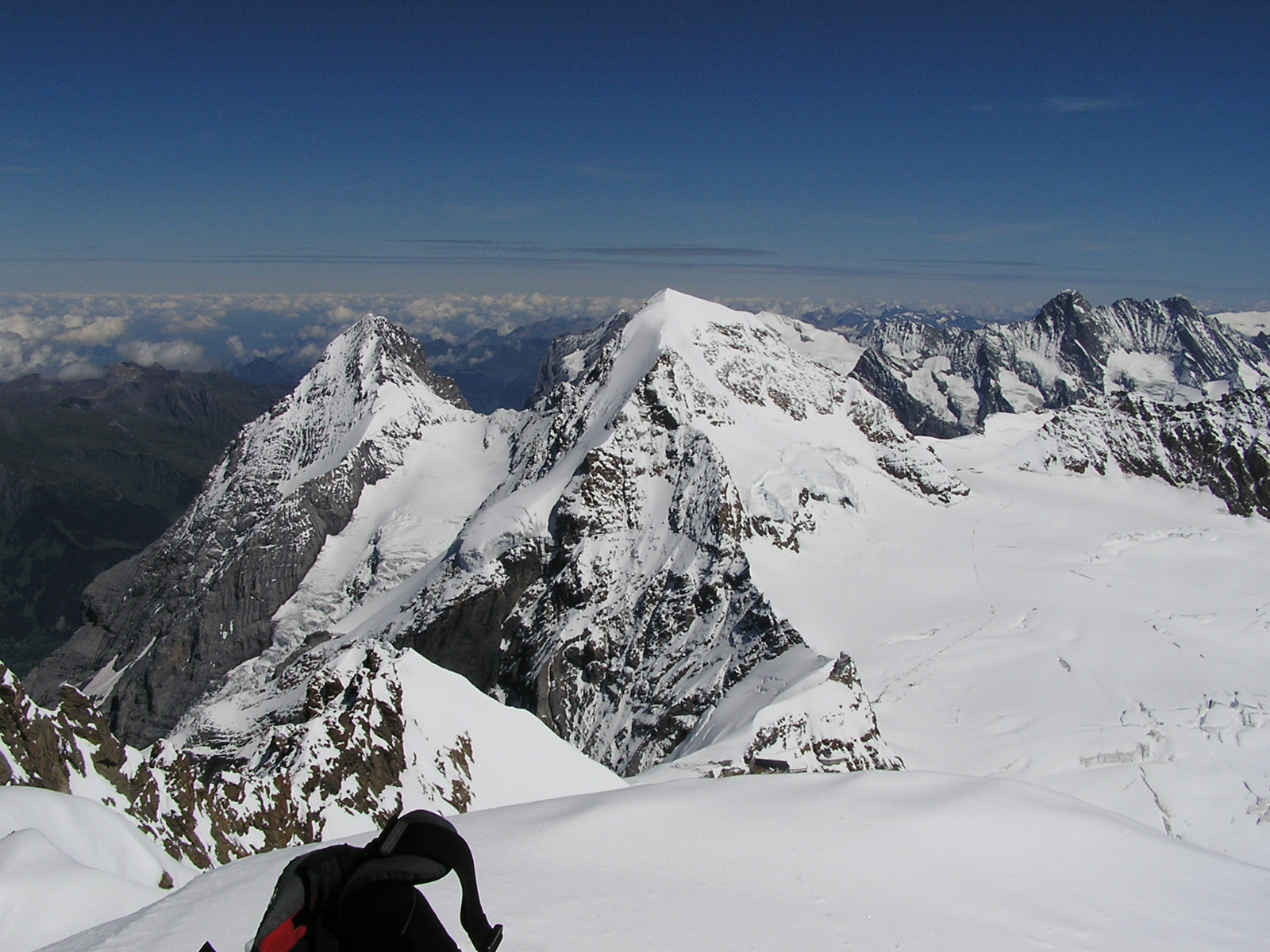 Eiger és a Mönch a Jungfrauról