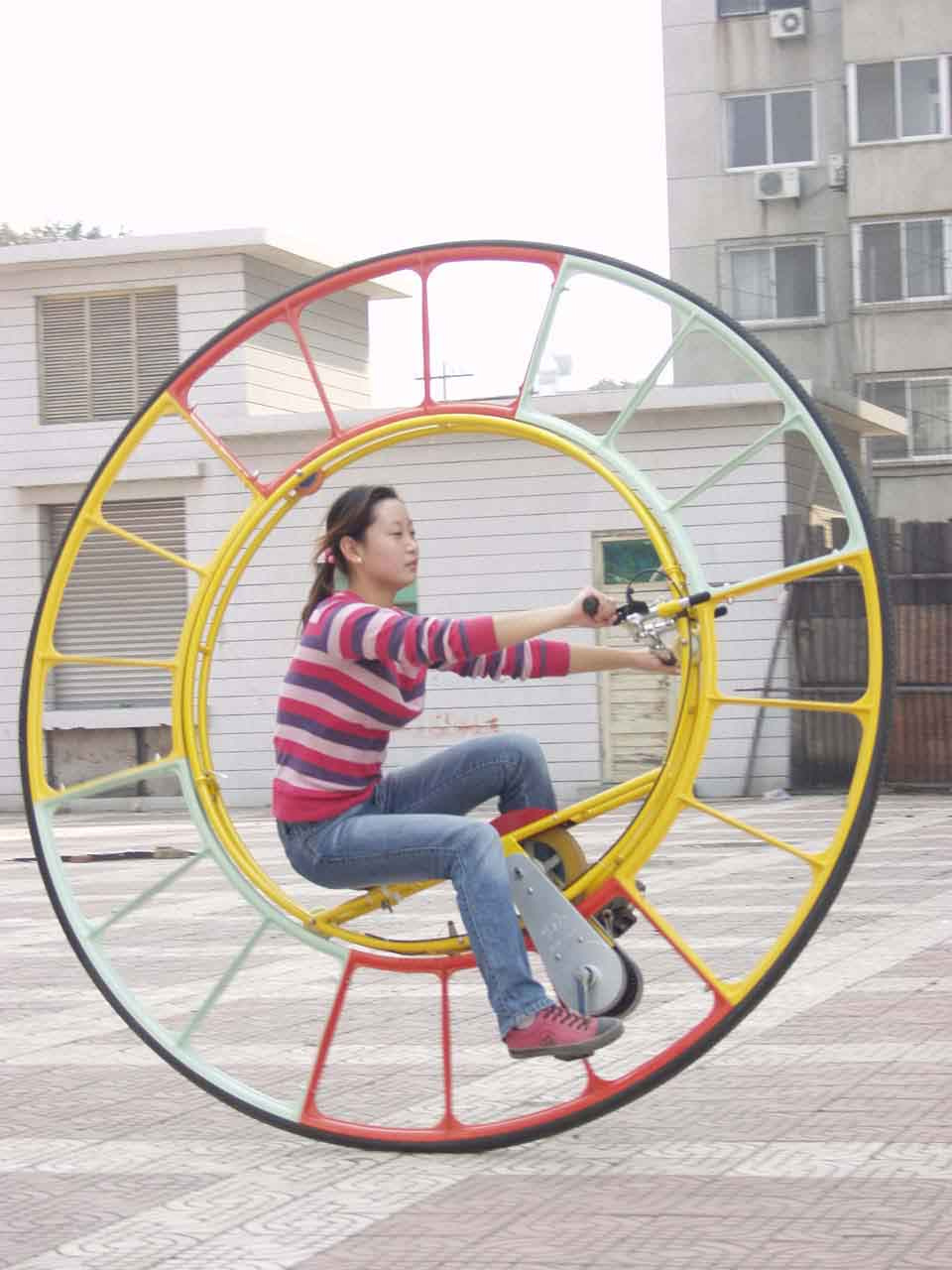 One Wheel Bodybuilding Entertainment Bicycle