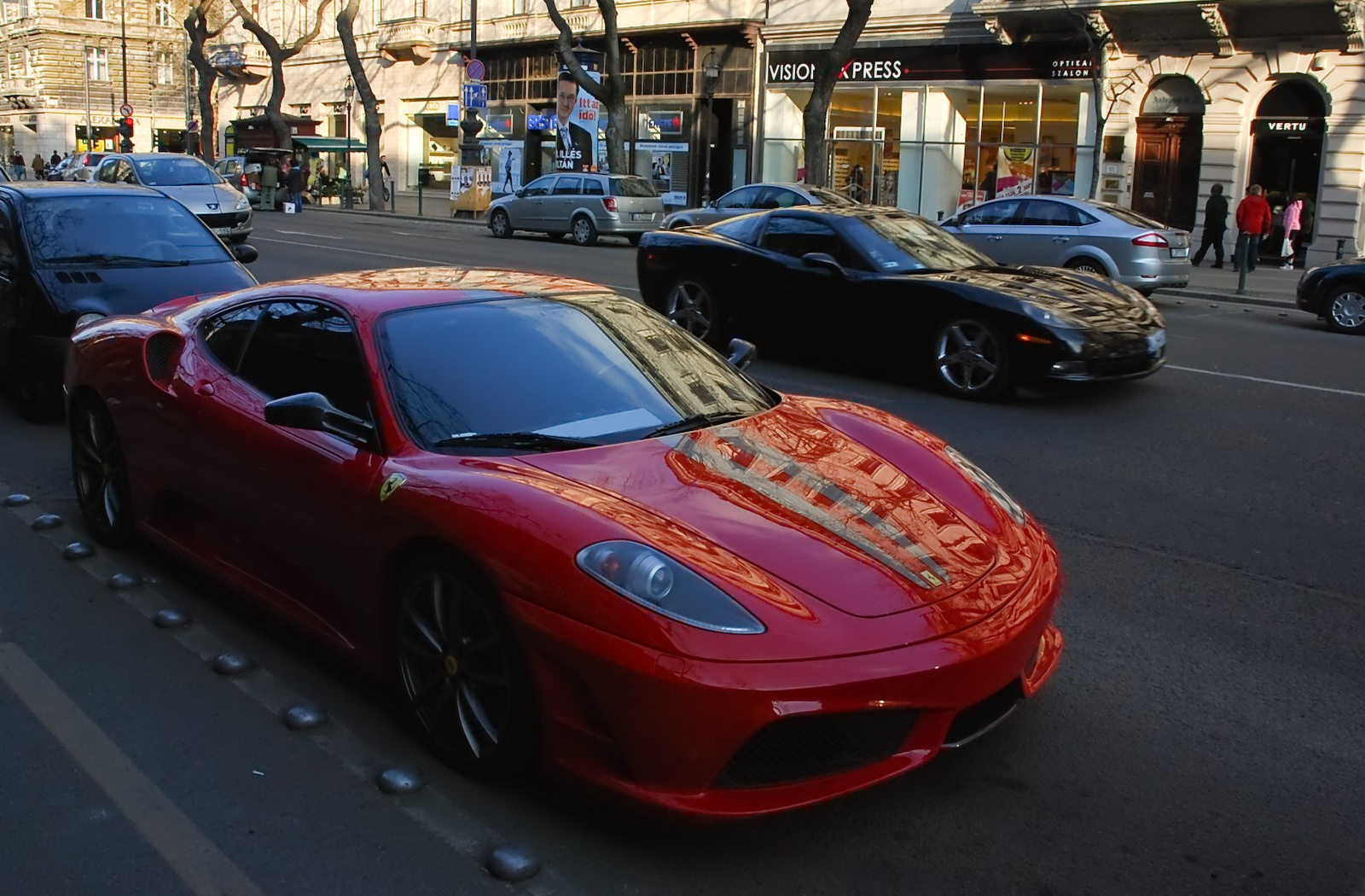 Ferrari 430 Scuderia - Corvette combo