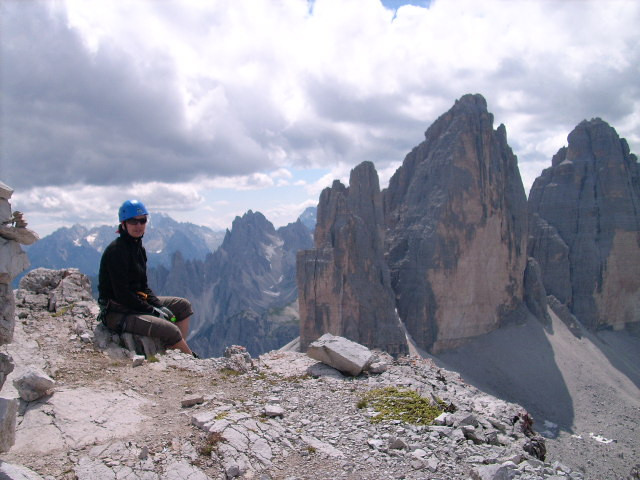 Juli 2 Innerkofler-Forcelle via ferrata 20100802