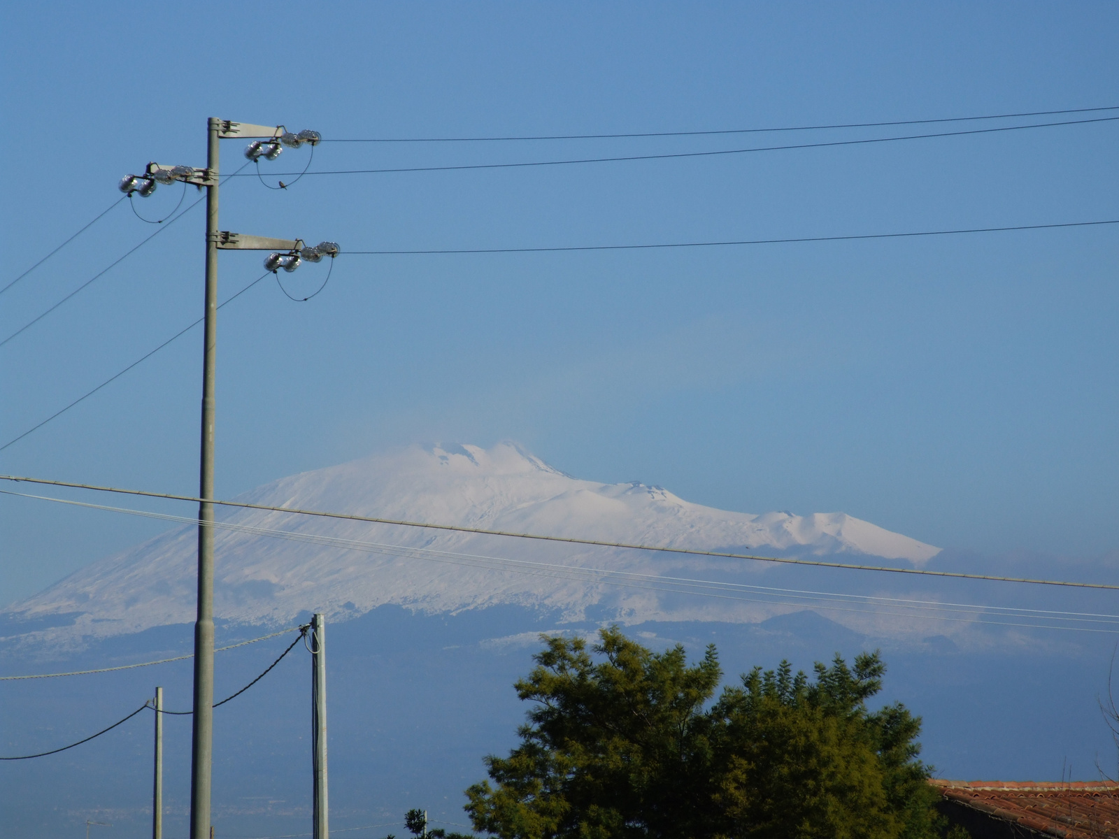 Az Etna az országútról