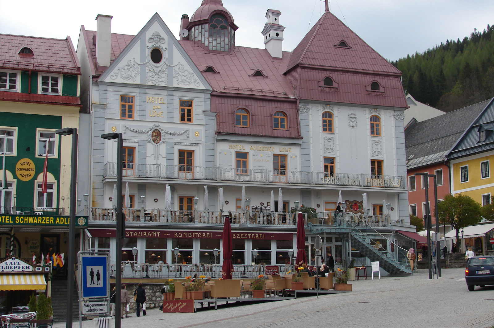 Ausztria, Mariazell, Hotel Goldener Löwe, SzG3