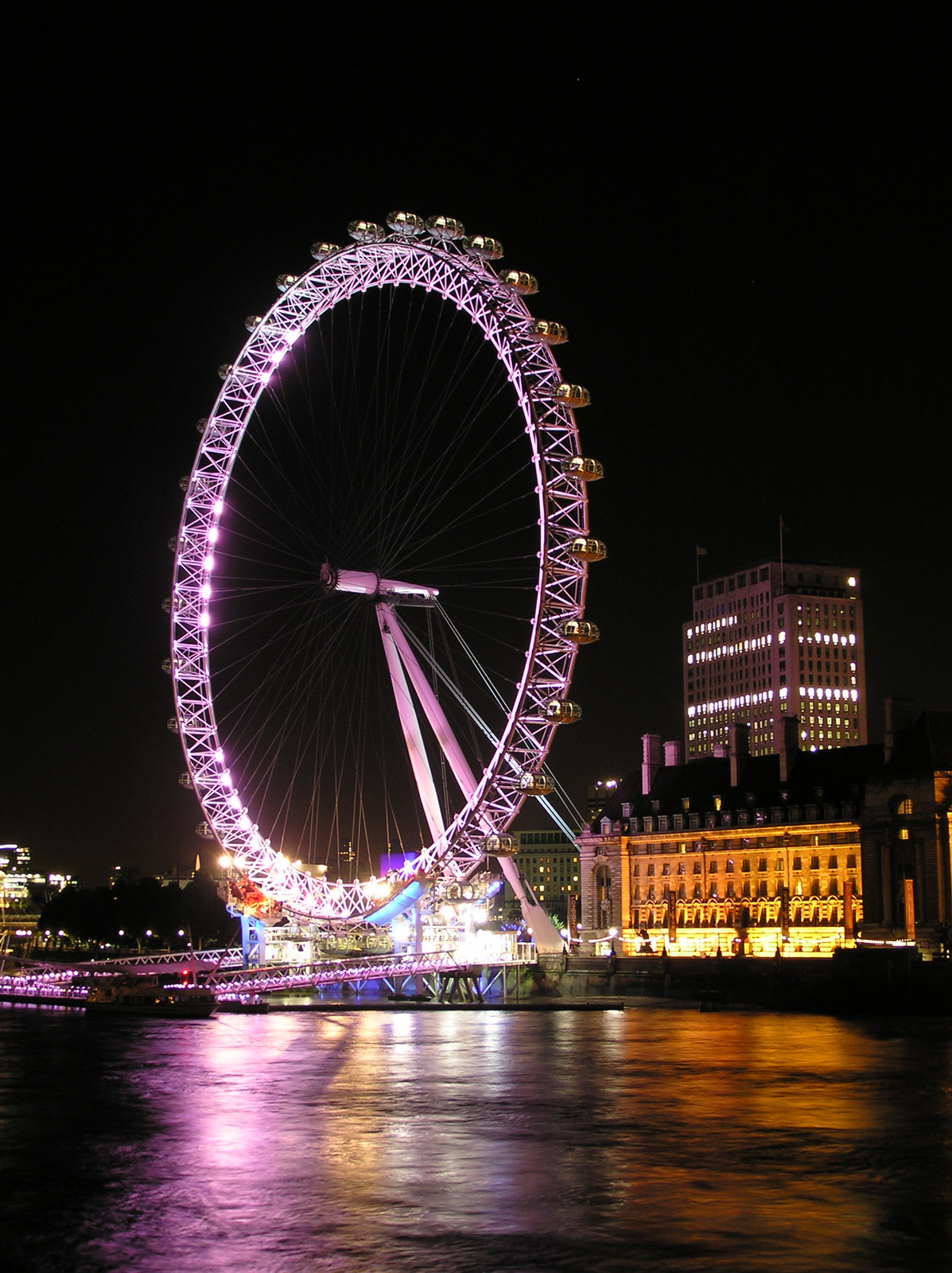 London Eye éjjel