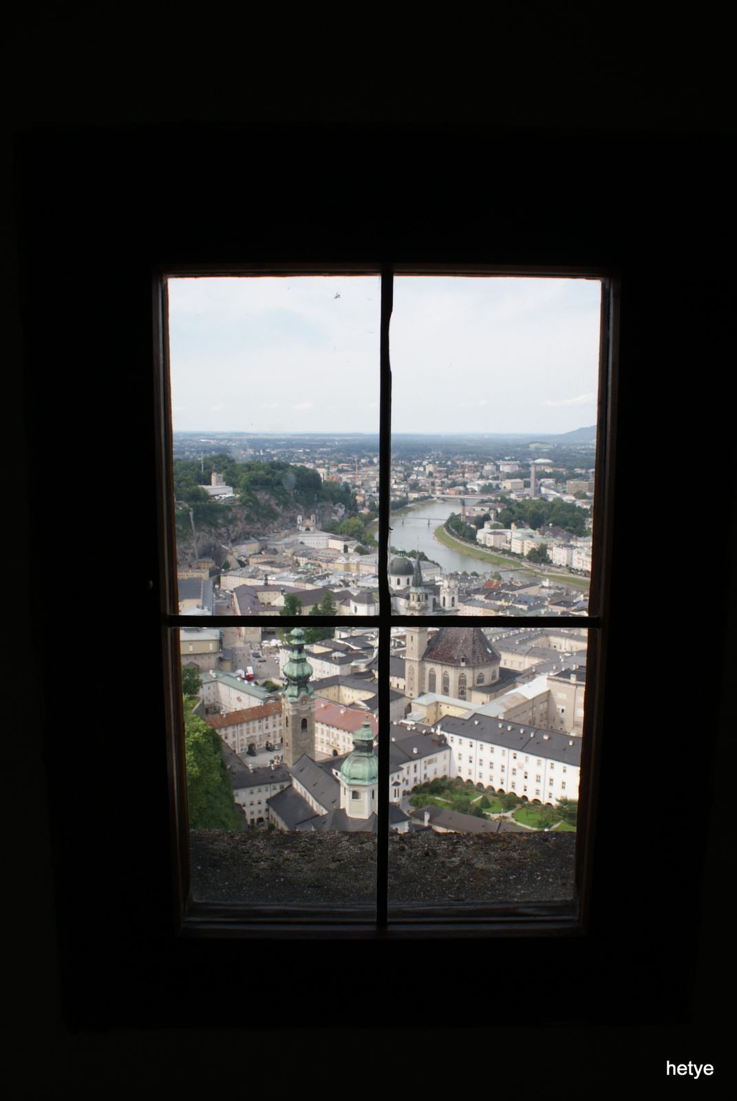 Kilátás Salzburg-ra