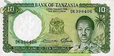 Tanzánia 10 Shilingi E