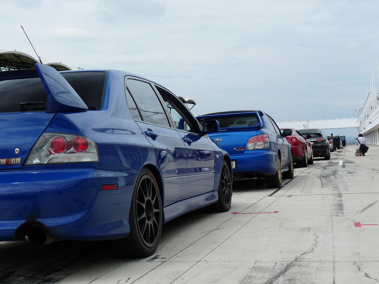 Mitsubishi Lancer Evolution VIII-Subaru Impreza WRX STi-Ferrari 